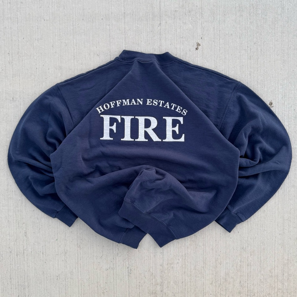 Vintage Fire Department Crewneck Sweater